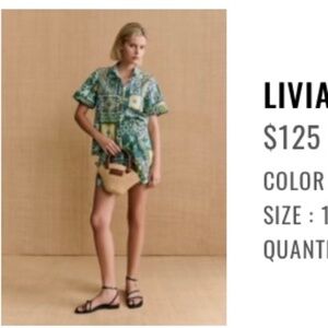 Sézane X Momoni Livia shirt size 46 (14 US)